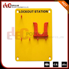 Elecpopular Marke Hochwertige tragbare gelbe organische Glass Security Lockout Stationen